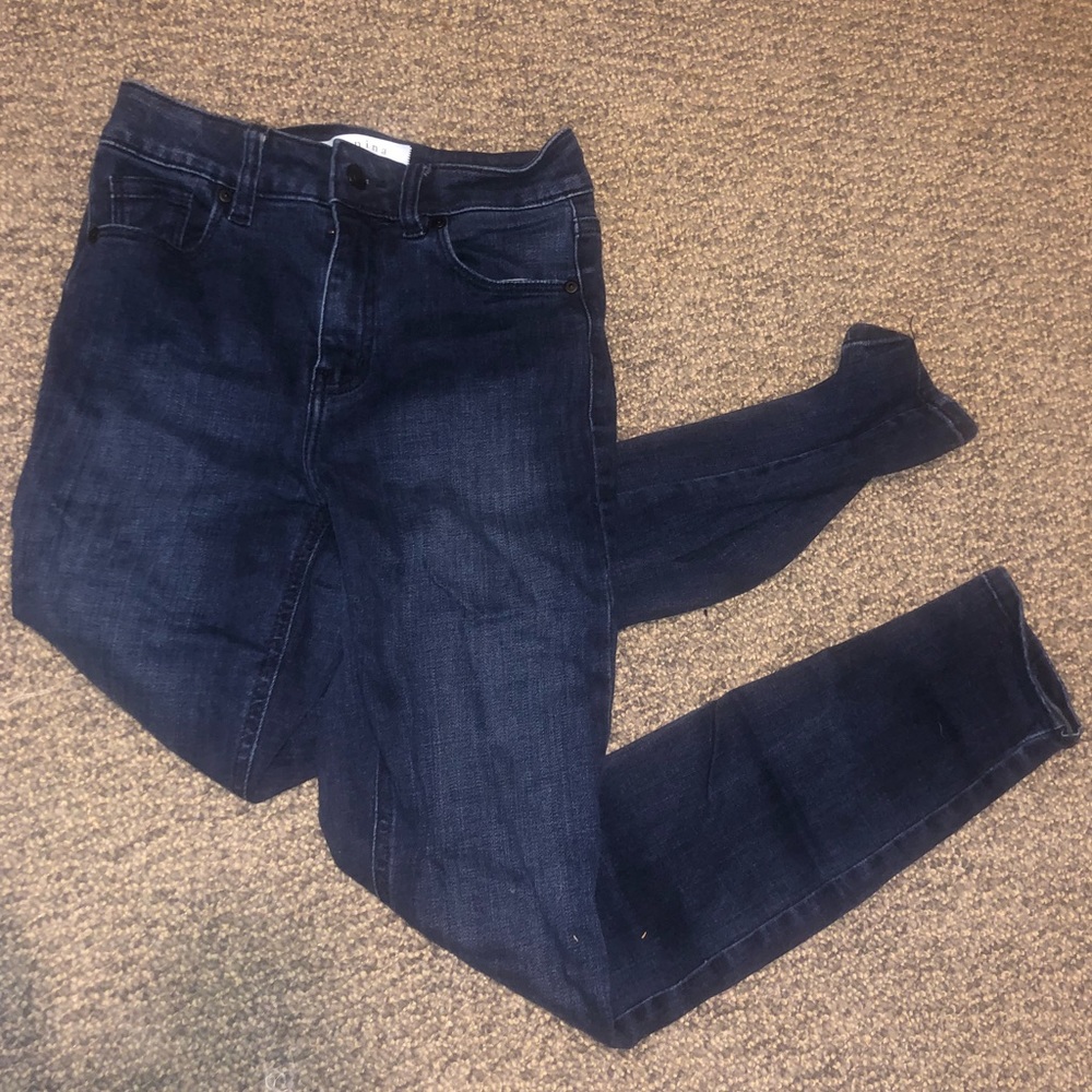Francesca’s High-Waisted Dark Wash Jeans